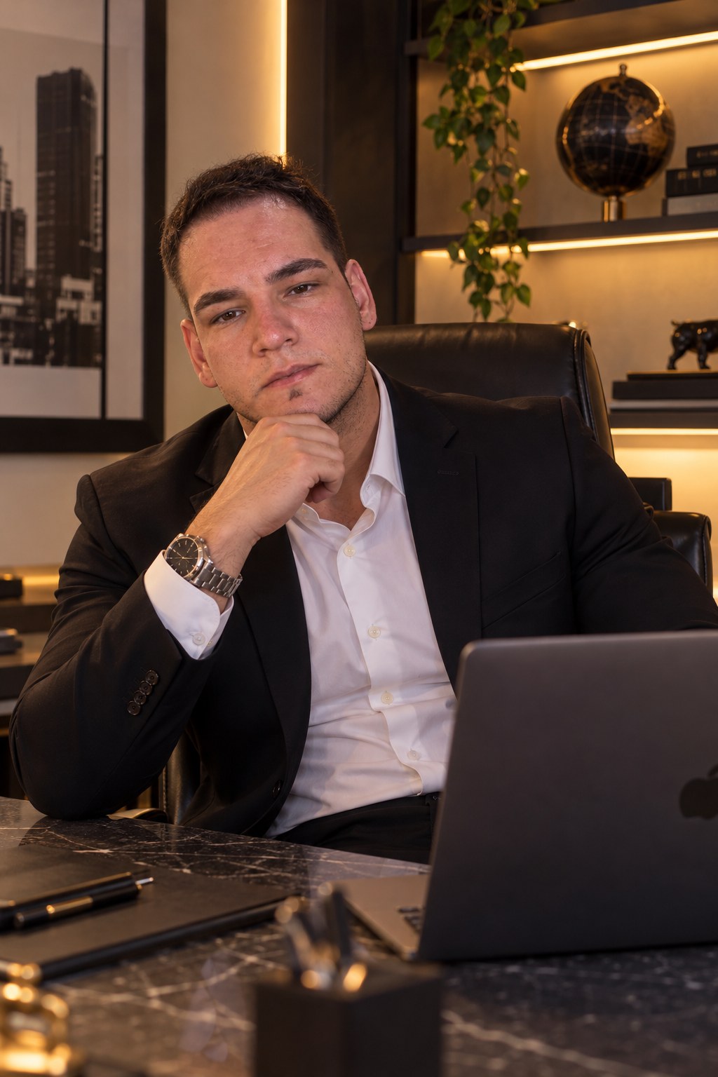 Victor Bertelli, fundador da BEXT HUB, em ambiente empresarial
